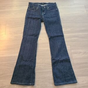 Rock & Republic Womens Tag 24(27×27) Dark Blue Flare Jeans